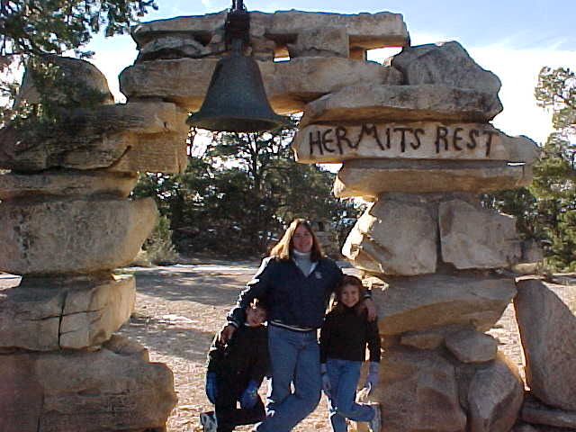 Arizona campground, original Agnitti family photograph