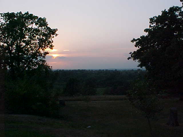 Wisconsin sunset, original Agnitti family photograph