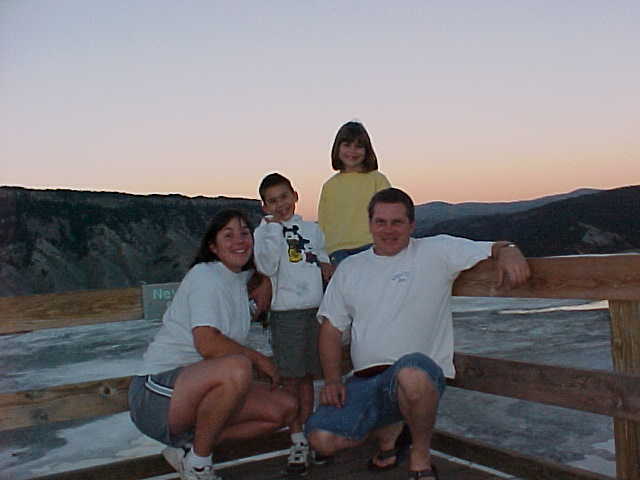 The family in the Grand Teton area, original Agnitti family photograph