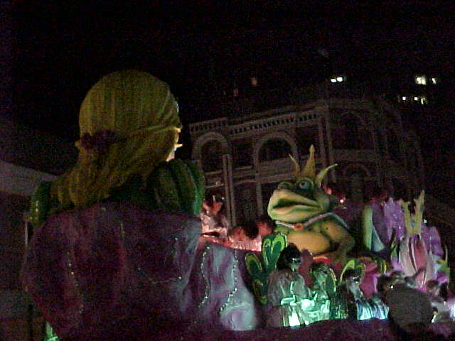 Night parade float