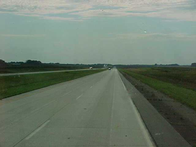 Open highway / road scene