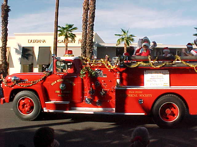 Fire-truck parade