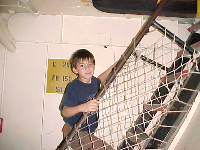 Child aboard ship / attraction