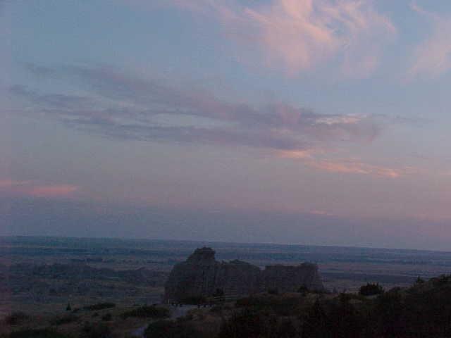 Recovered archive photograph BAD LANDS SUNSET 3.jpg